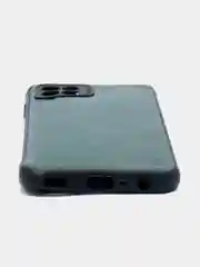 Тёмно-зелёный чехол Samsung Galaxy A22 / M22 / M32 / Самсунг Галакси А22, М22, М32 силиконовый под кожу