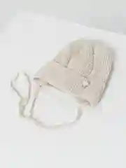 Серебряный детская демисезонная шапка для новорожденного, на выписку, весна весенняя, 38-40 размер