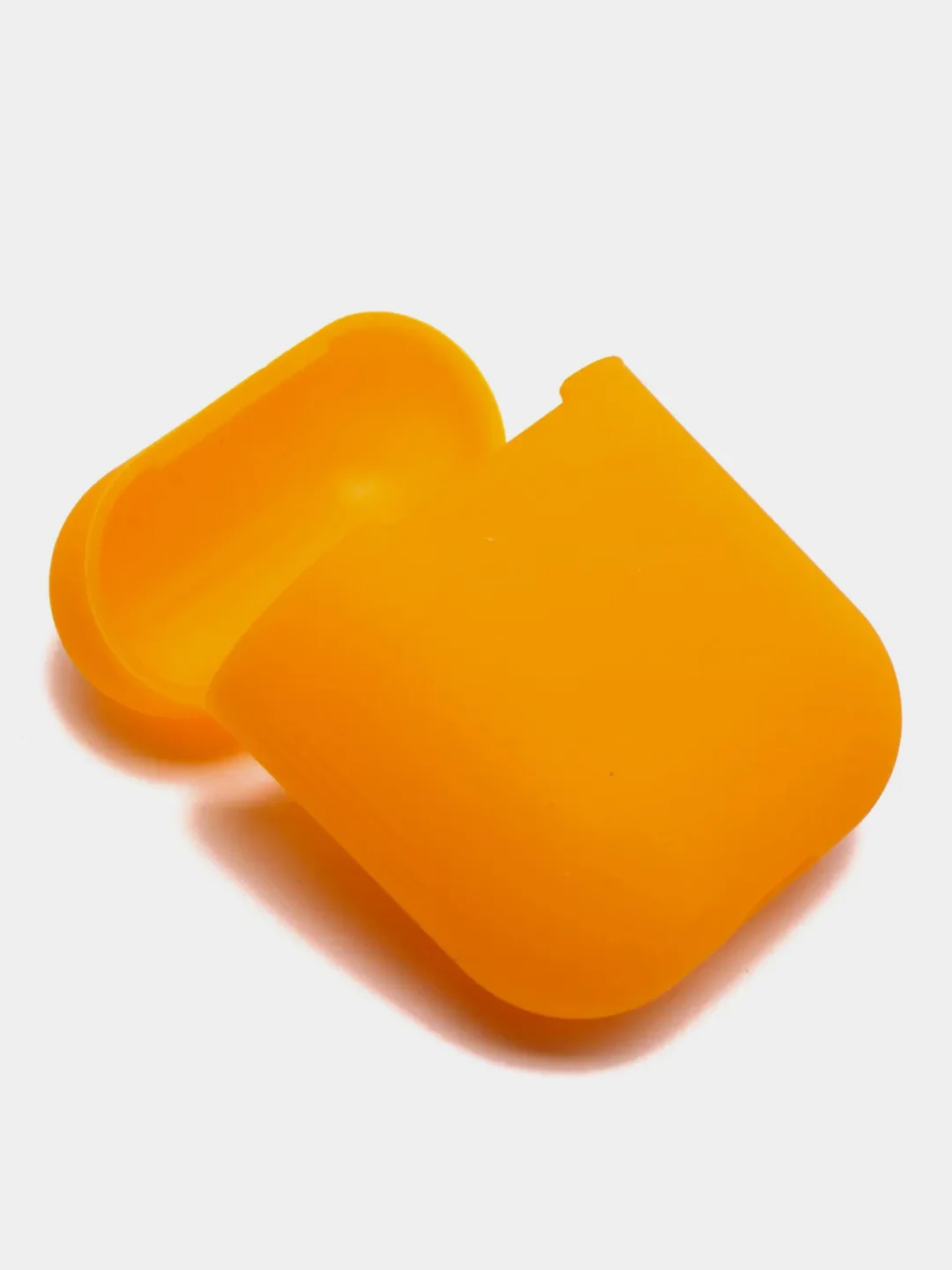 Оранжевый силиконовый чехол для наушников AirPods 1, 2