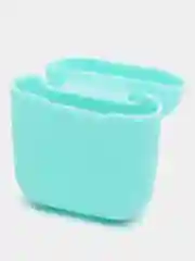 Бирюзовый силиконовый чехол для наушников AirPods 1, 2