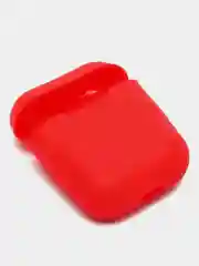 Красный силиконовый чехол для наушников AirPods 1, 2