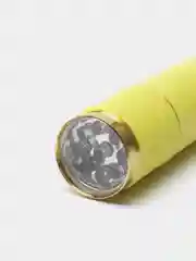 Желтый ультрафиолетовый фонарик для сушки лака, ручной, светодиодный, 9LED