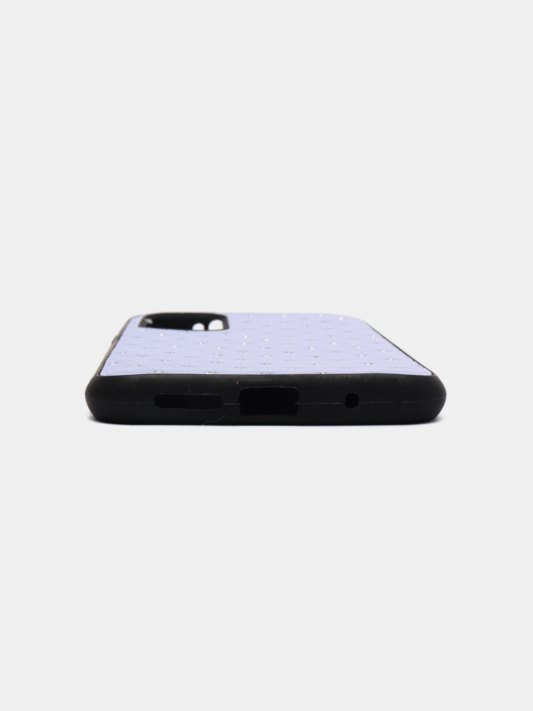 Лавандовый чехол Xiaomi Poco M3 / Redmi 9T, Сяоми Поко М3, Редми 9Т силиконовый под кожу, со стразами