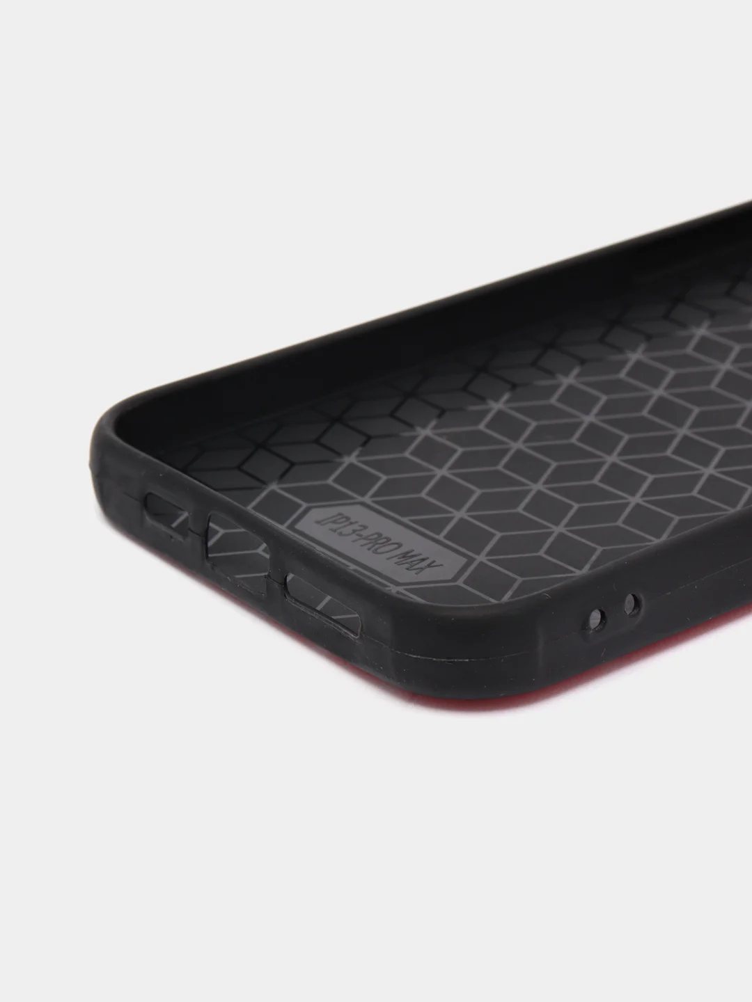 Красный чехол для iPhone 13 / Pro / Pro Max силиконовый