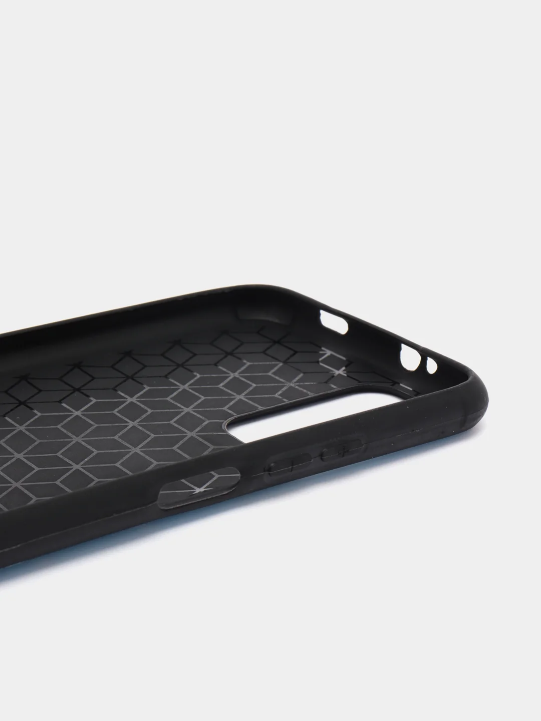 Небесно-голубой чехол Xiaomi Poco M3 / Redmi 9T, Сяоми Поко М3, Редми 9Т силиконовый под кожу, со стразами