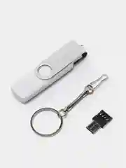 Белый usb флеш-накопитель 3 в 1, Jaster 4, 16, 32,64 Гб флешка 3 в 1.для телефона и пк