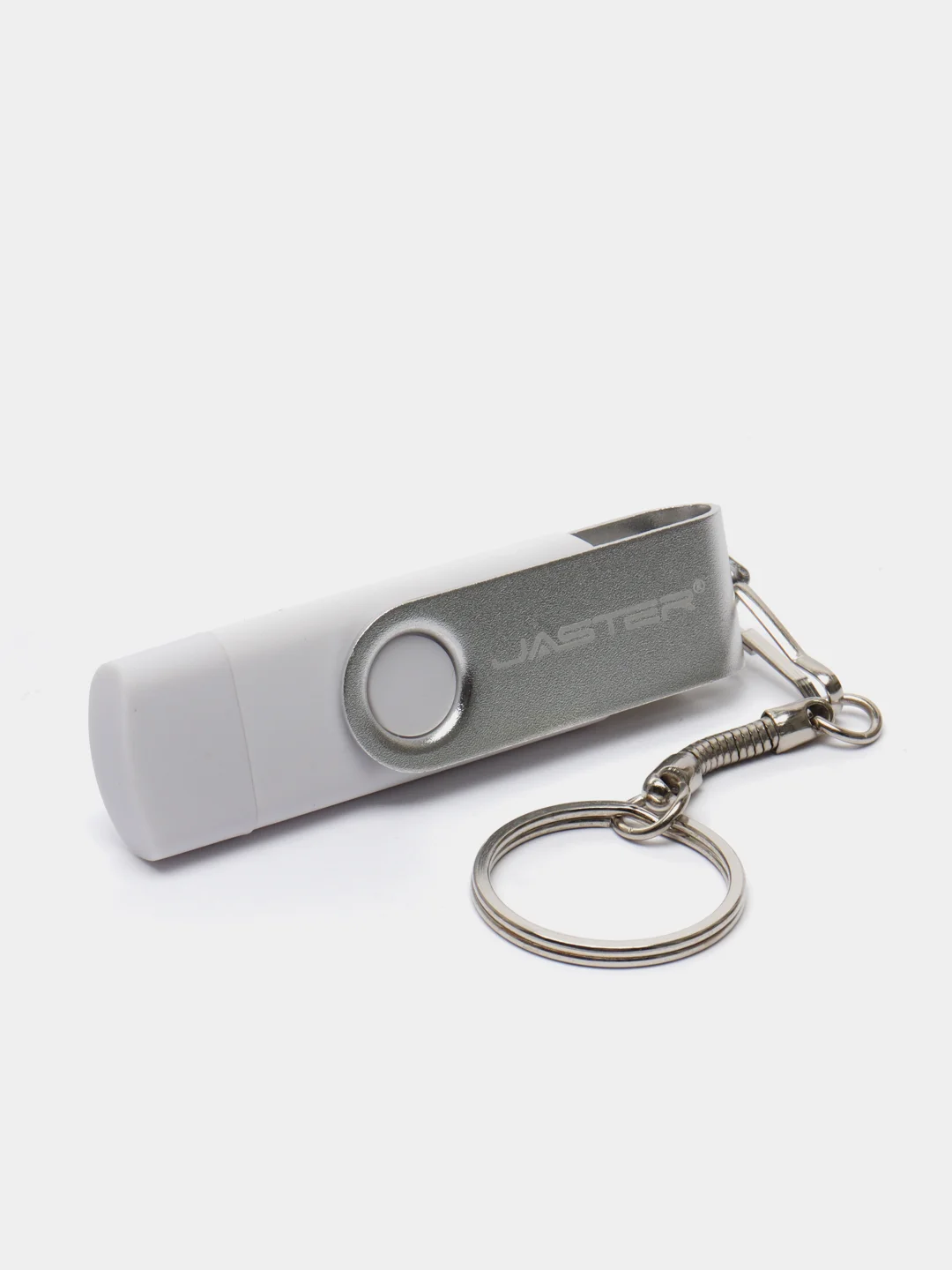 Белый usb флеш-накопитель 3 в 1, Jaster 4, 16, 32,64 Гб флешка 3 в 1.для телефона и пк