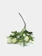 Белый искусственное растение "Репейник кустовой", 3 цвета