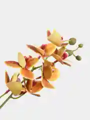 Медный искусственная Орхидея мини латекс