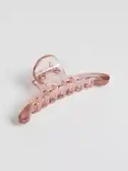 Розовый заколка Крабик лёд 90х30х5