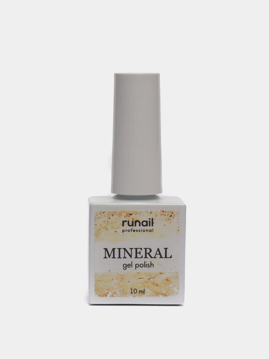 Кремовый гель лак Runail Professional "Mineral", с текстурой природного камня