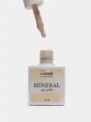 Кремовый гель лак Runail Professional "Mineral", с текстурой природного камня