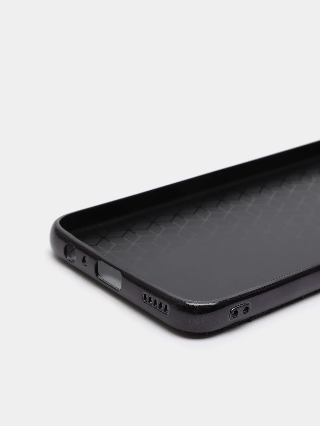 Угольный чехол со стразами Samsung A12, A03, A03 core, iPhone 11, 12 Pro/ Pro Max, 13 Pro/ Pro Max