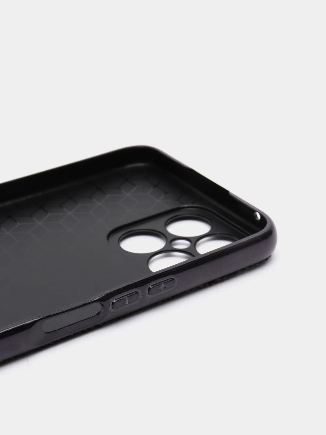 Угольный чехол со стразами Samsung A12, A03, A03 core, iPhone 11, 12 Pro/ Pro Max, 13 Pro/ Pro Max