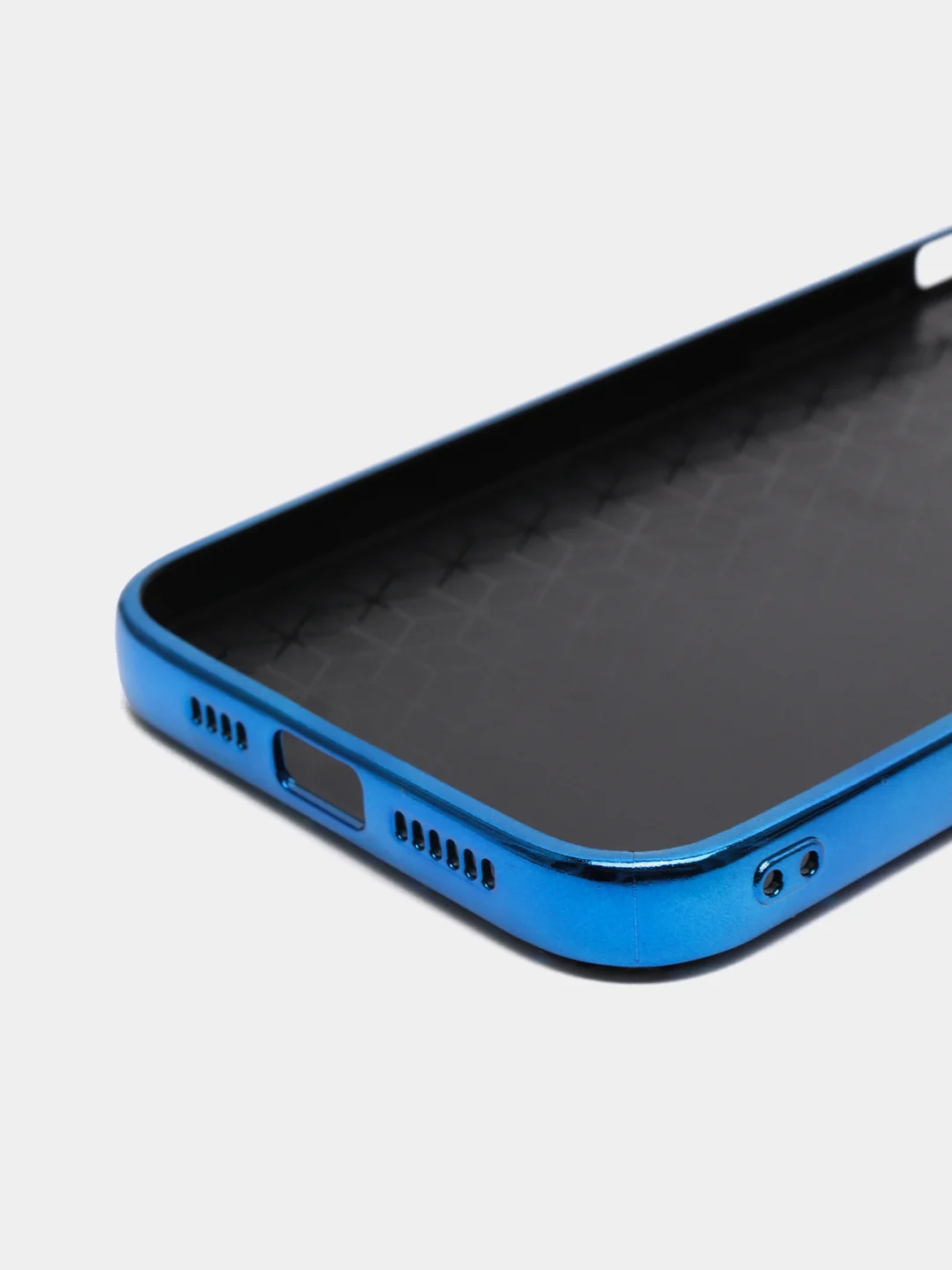 Синий чехол со стразами Samsung A12, A03, A03 core, iPhone 11, 12 Pro/ Pro Max, 13 Pro/ Pro Max