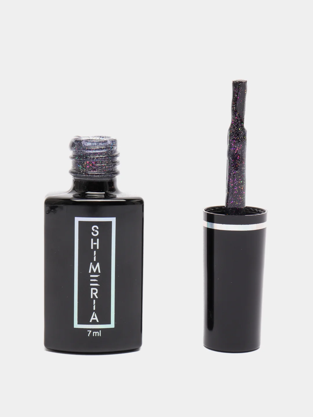 Тёмно-бордовый гель-лак светоотражающий Shimeria Diamond Runail Professional, 7 мл
