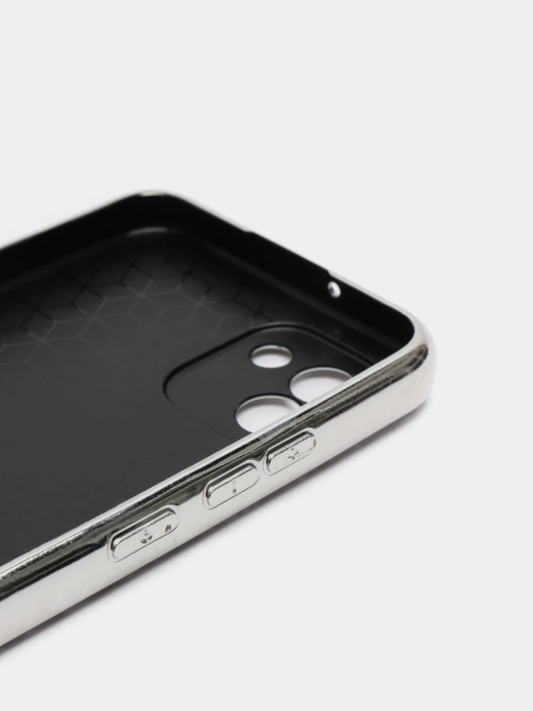 Серебряный чехол со стразами Samsung A12, A03, A03 core, iPhone 11, 12 Pro/ Pro Max, 13 Pro/ Pro Max