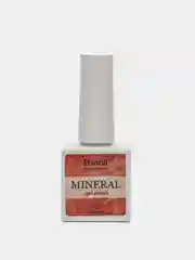 Оранжевый гель лак Runail Professional "Mineral", с текстурой природного камня