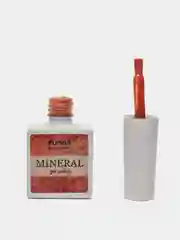 Оранжевый гель лак Runail Professional "Mineral", с текстурой природного камня