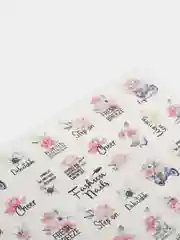 Розовый слайдеры для маникюра/Слайдеры для ногтей/наклейки/дизайна ногтей