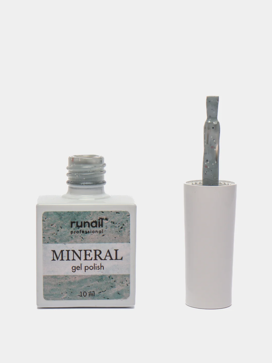 Морской гель лак Runail Professional "Mineral", с текстурой природного камня