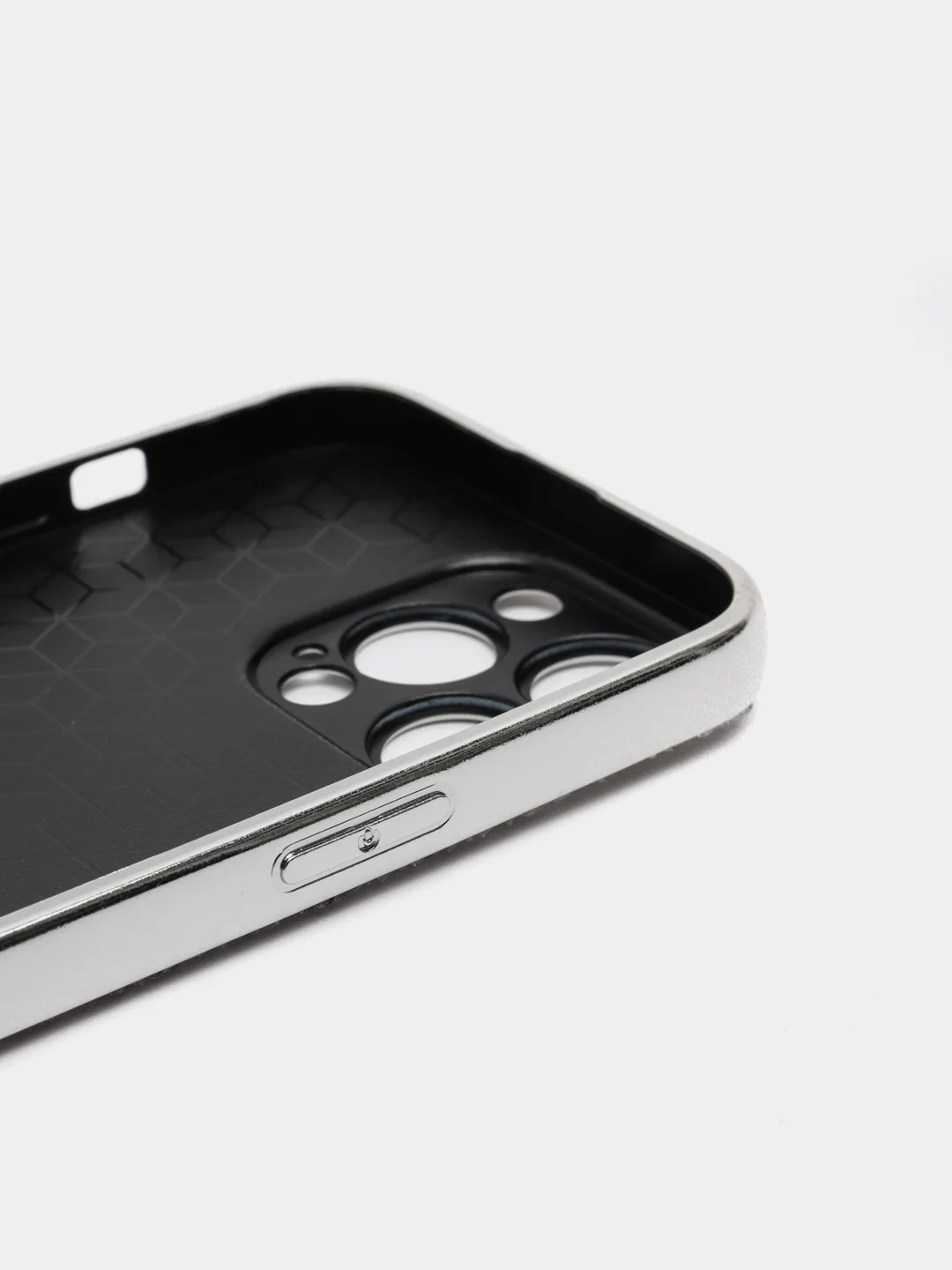 Белый чехол со стразами Samsung A12, A03, A03 core, iPhone 11, 12 Pro/ Pro Max, 13 Pro/ Pro Max