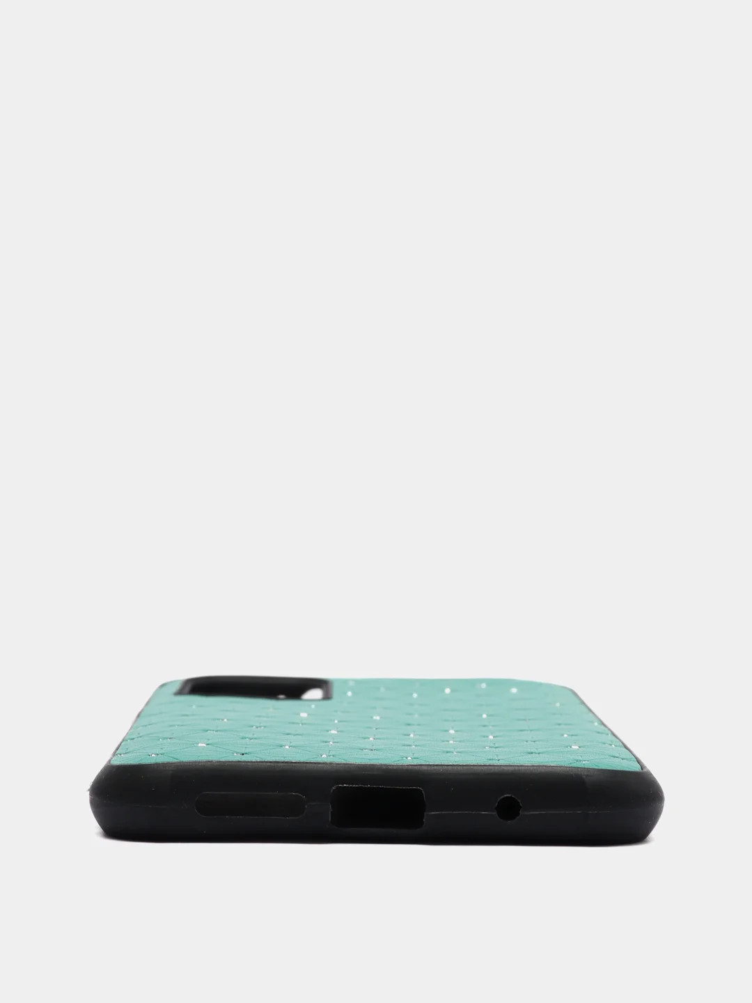 Лесной зеленый чехол Xiaomi Poco M3 / Redmi 9T, Сяоми Поко М3, Редми 9Т силиконовый под кожу, со стразами
