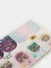 Аметистовый слайдеры для маникюра/Слайдеры для ногтей/наклейки/дизайна ногтей