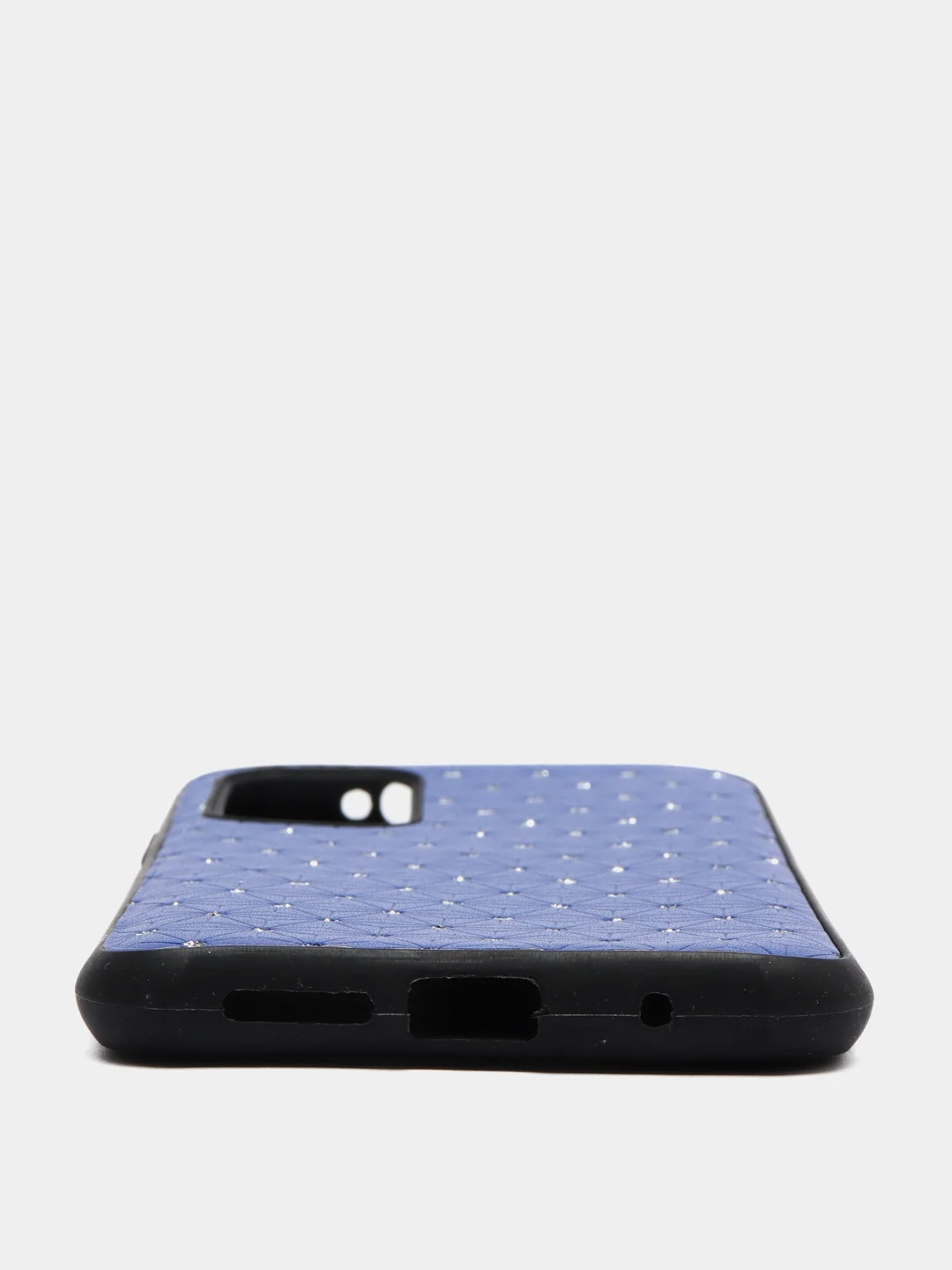 Синий чехол Xiaomi Poco M3 / Redmi 9T, Сяоми Поко М3, Редми 9Т силиконовый под кожу, со стразами