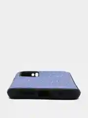 Синий чехол Xiaomi Poco M3 / Redmi 9T, Сяоми Поко М3, Редми 9Т силиконовый под кожу, со стразами