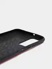 Алый чехол Huawei Honor 10X Lite, Хуавей Хонор 10Х Лайт, силиконовый (иммитация кожи)