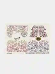 Алый слайдеры для маникюра/Слайдеры для ногтей/наклейки/дизайна ногтей