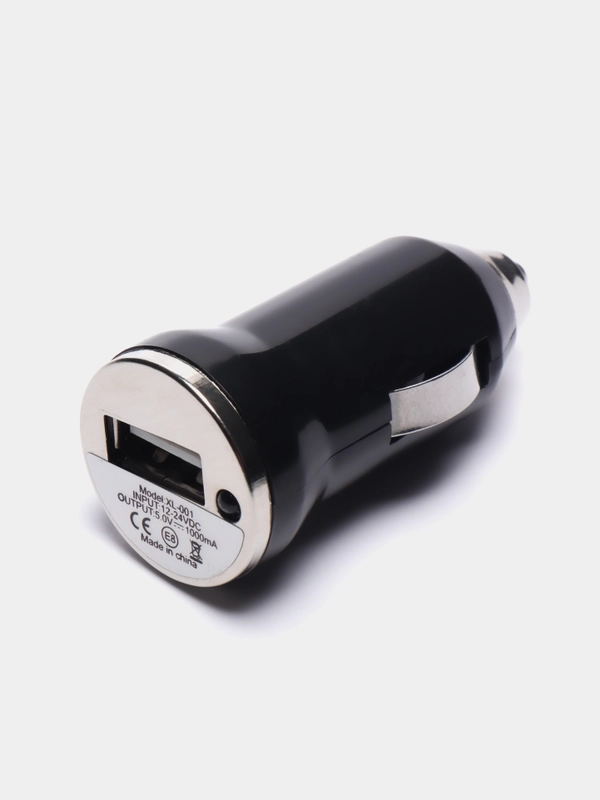 Автомобильное зарядное устройство OXION AC002, 1 х USB, 1 А, черное