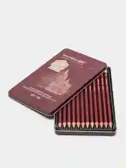 Багровый художественные простые карандаши