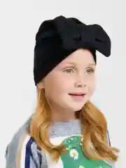 Тёмно-розовый детская шапка (на 3-8 лет) для девочек,чалма,тюрбан,двухслойная,трикотажная,демисезонная