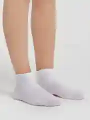 Белый носки женские, укороченные