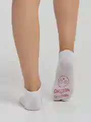 Алый женские носки "Я очень занята"