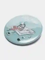 Вишнёвый значки круглые
