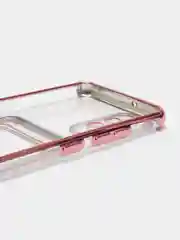 Синий чехол SAMSUNG A32 с защитой камеры и карманом для пластиковой карты