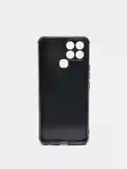 Угольный чехол INFINIX SMART 6 с защитой камеры  и рисунком