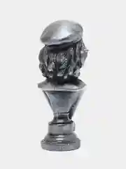 Бюст гипсовый Че Гевара, серебро, высота 16 см