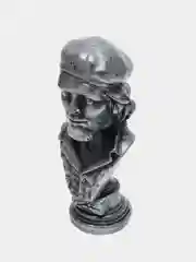 Бюст гипсовый Че Гевара, серебро, высота 16 см