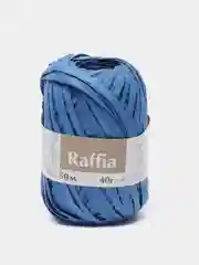 Синий пряжа для вязания Raffia / пряжа "Рафия" 4 мотка