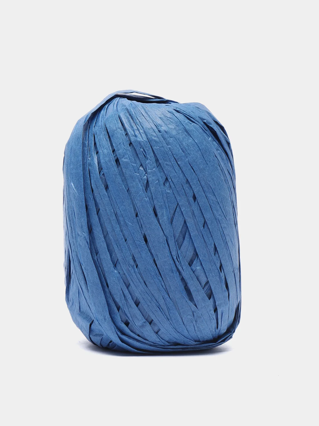 Синий пряжа для вязания Raffia / пряжа "Рафия" 4 мотка
