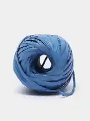 Синий пряжа для вязания Raffia / пряжа "Рафия" 4 мотка