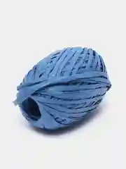 Синий пряжа для вязания Raffia / пряжа "Рафия" 4 мотка