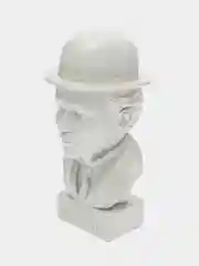 Бюст гипсовый Чаплин, высота 17 см