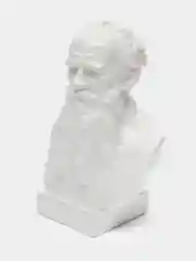 Бюст гипсовый Толстой, высота 24 см