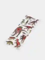 Коричневый детские объемные наклейки поощрительные "Динозавры"