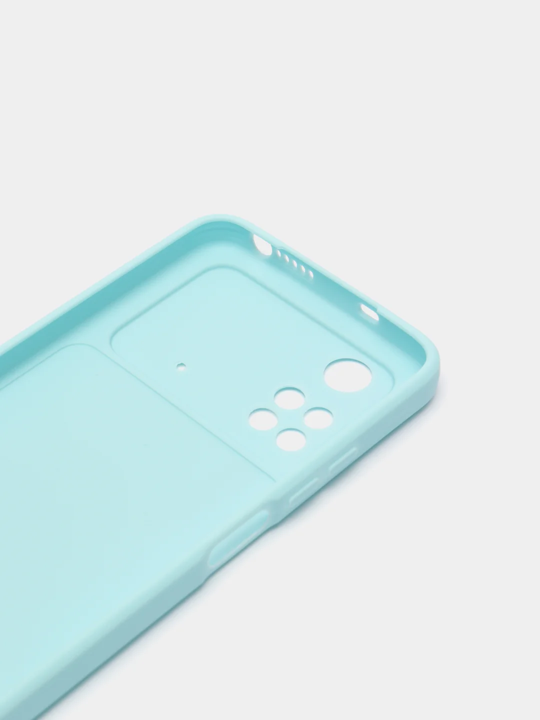 Белый чехол с защитой камеры Xiaomi POCO M4 PRO 4G 2022 / POCO M4 PRO